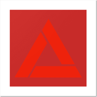 Obelisk Pyramid Red Posters and Art